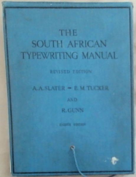 The South African Typewriting Manual