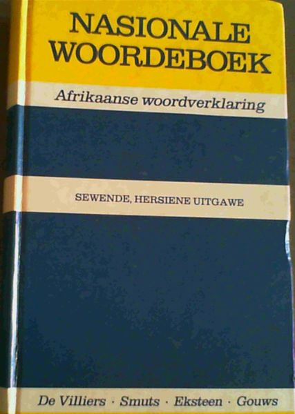 Nasionale Woordeboek