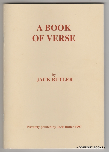 Image for A BOOK OF VERSE (Signed Copy) A BOOK OF VERSE (Signed Copy)