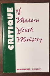 Critque of Modern Youth Modern Youth Ministry