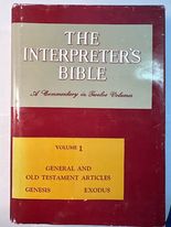 Interpreter's Bible: Volume 1