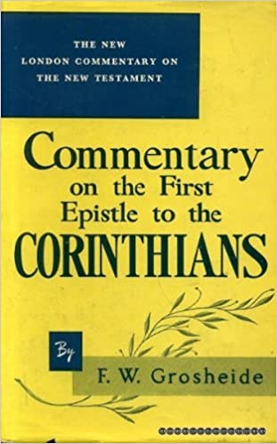 Commentary On The First Epistle To The Corinthians