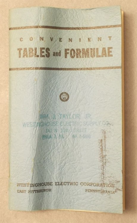 Image for Convenient Tables and Formulae Convenient Tables and Formulae
