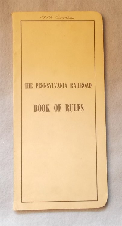 Image for Operating Signal and Interlocking Rules, 1946 (Pennsylvania Railroad) Operating Signal and Interlocking Rules, 1946 (Pennsylvania Railroad)