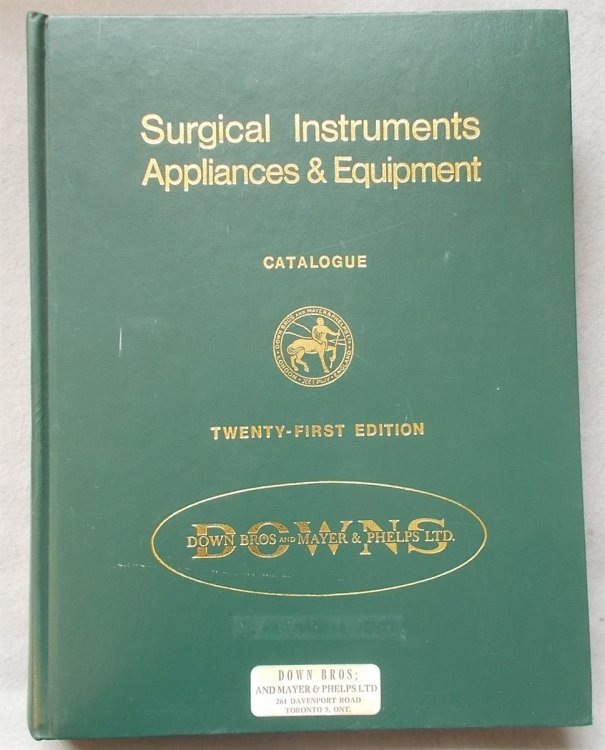 Image for Surgical Instruments, Hospital Supplies, Appliances and Equipment Catalogue (Twenty First Edition, 1968) Surgical Instruments, Hospital Supplies, Appliances and Equipment Catalogue (Twenty First Edition, 1968)
