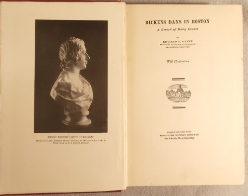 Image for Dickens Days in Boston: a Record of Daily Events Dickens Days in Boston: a Record of Daily Events