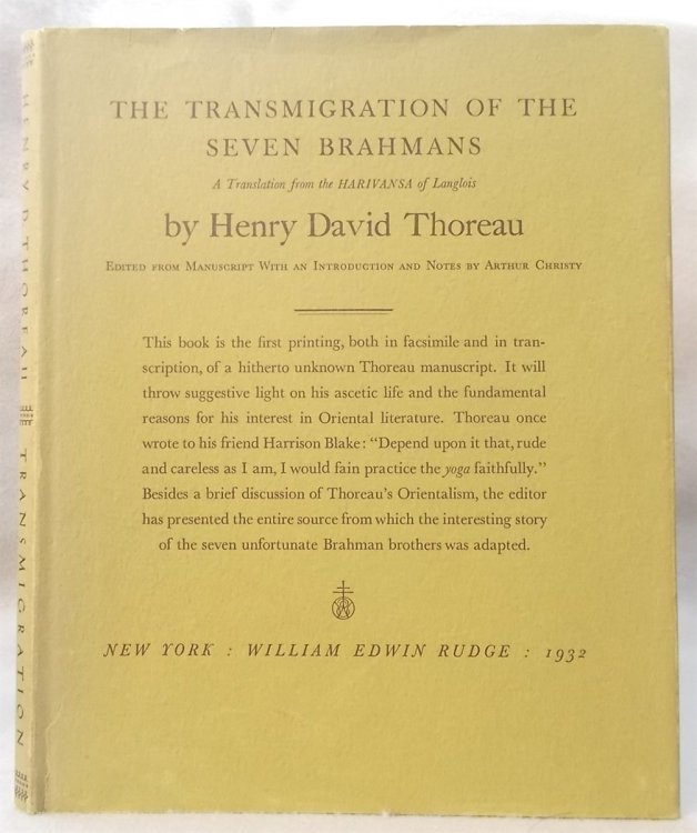 Image for The Transmigration of the Seven Brahmans: a Translation from the Harivansa of Langlois The Transmigration of the Seven Brahmans: a Translation from the Harivansa of Langlois