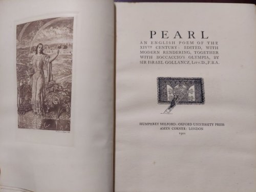 Pearl An English Poem of the XIVth Century (Select Early English Poems Volume VIII )