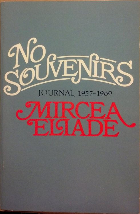 No Souvenirs : Journal 1957 to 1969
