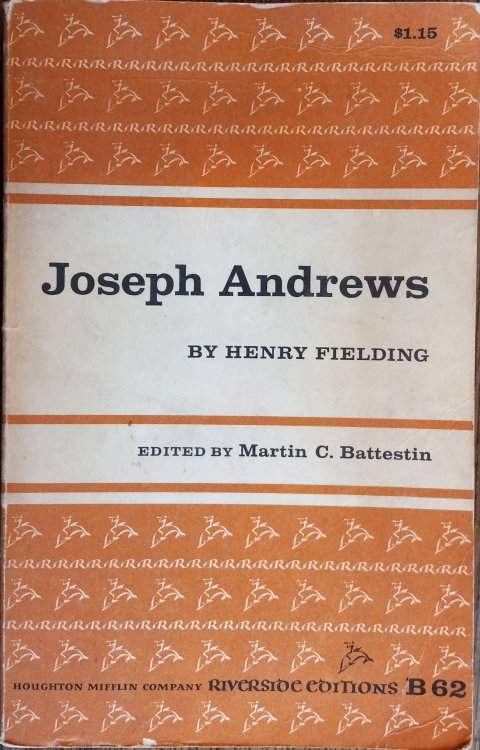 Joseph Andrews (Riverside Editions)