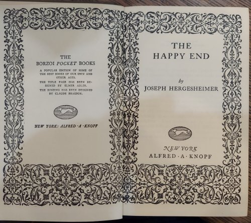 The Happy End (Borzoi Pocket Books)