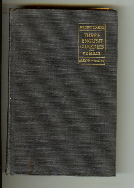 Three English Comedies De Mille
