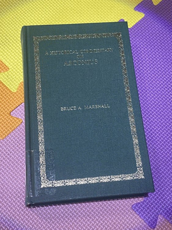 Image for A Historical Commentary On Asconius by Marshall, Bruce A. A Historical Commentary On Asconius by Marshall, Bruce A.