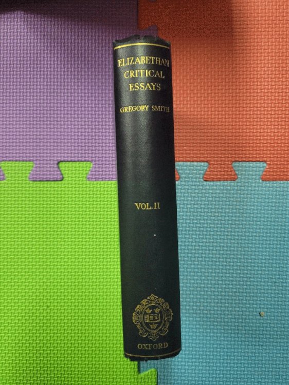 Image for Elizabethan Critical Essays Volume II Elizabethan Critical Essays Volume II