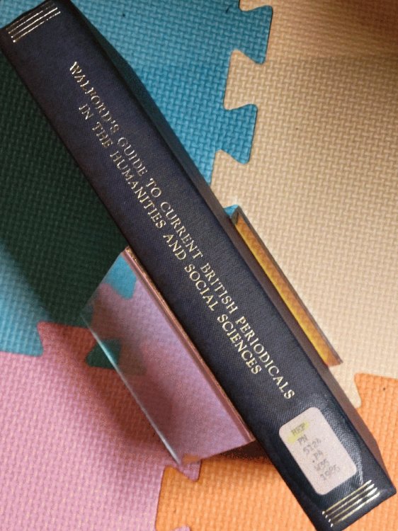 Image for Walford's Guide to Current British Periodicals in the Humanities & Social Sciences Walford's Guide to Current British Periodicals in the Humanities & Social Sciences