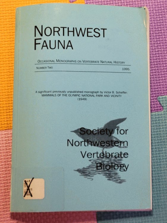 Image for Northwest Fauna: Occasional Monographs on Vertebrate Natural History Northwest Fauna: Occasional Monographs on Vertebrate Natural History