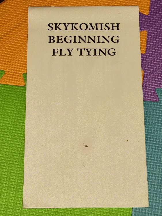 Skykomish Beginning Fly Tying