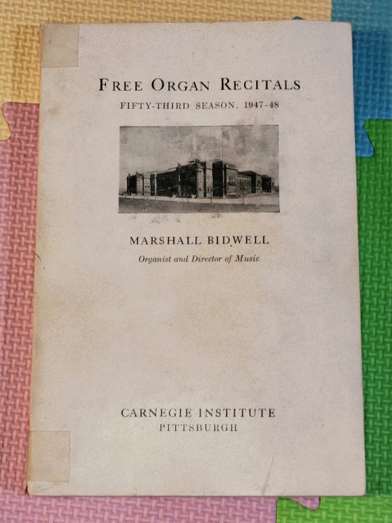 Image for Free Organ Recitals: Fifty-Third Season, 1947-48 Free Organ Recitals: Fifty-Third Season, 1947-48
