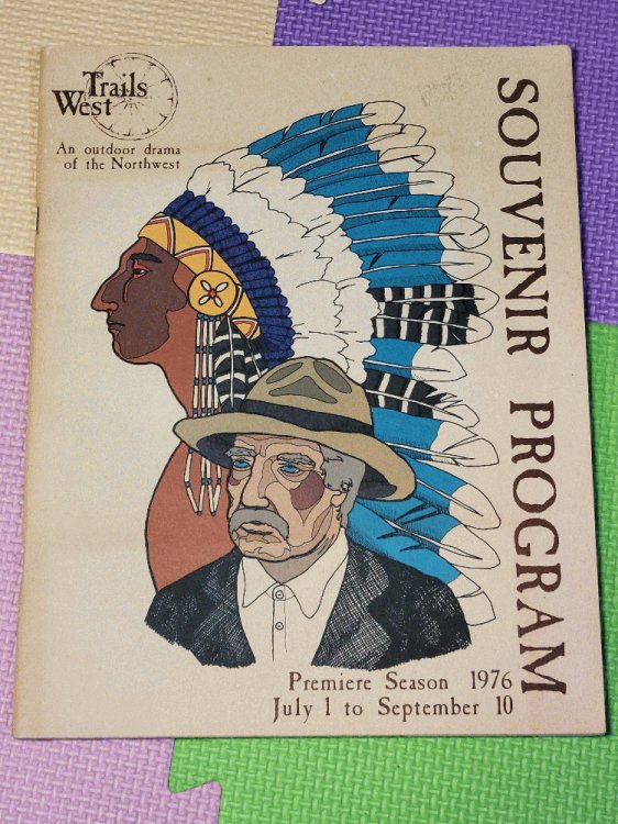 Image for Trails West: An Outdoor Drama of the Northwest-Souvenir Program Trails West: An Outdoor Drama of the Northwest-Souvenir Program