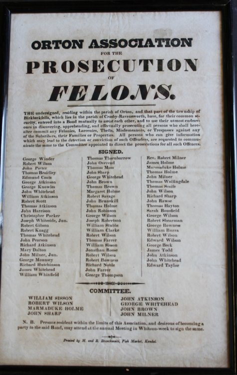 Image for Orton Association for the Prosecution of Felons. We the undersigned. Orton Association for the Prosecution of Felons. We the undersigned.
