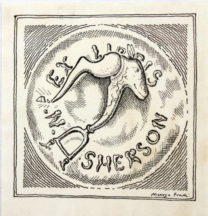 Bookplate. Ex Libris N. Asherson.