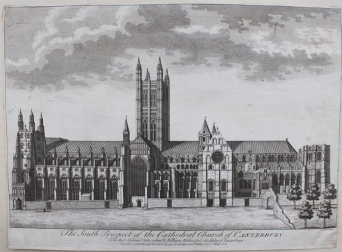 Image for The South Prospect of the Cathedral Church of Canterbury. The South Prospect of the Cathedral Church of Canterbury.