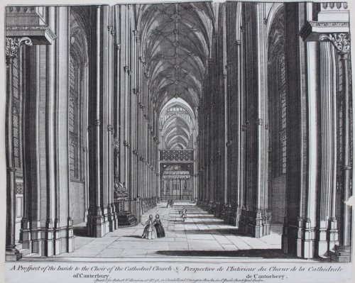 Image for A Prospect of the Inside to the Choir of the Cathedral Church of Canterbury. A Prospect of the Inside to the Choir of the Cathedral Church of Canterbury.