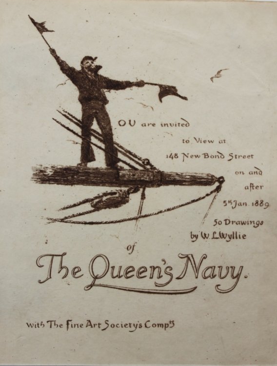 You are invited to View.50 drawings of The Queen&rsquo;s Navy.