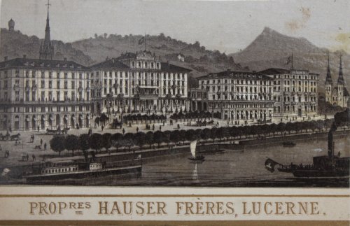 Propres. Hauser Fr&egrave;res, Lucerne.