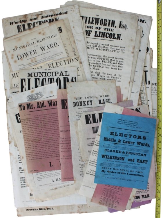 The City of Lincoln. Collection of Election Ephemera.