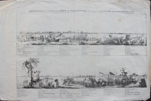 Explanation of a view of the City of Calcutta, exhibiting at the Panorama Leicester Square.