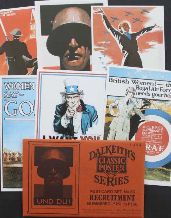 Dalkeith&rsquo;s Classic Poster Series: Postcard Set No. 26. Recruitment.