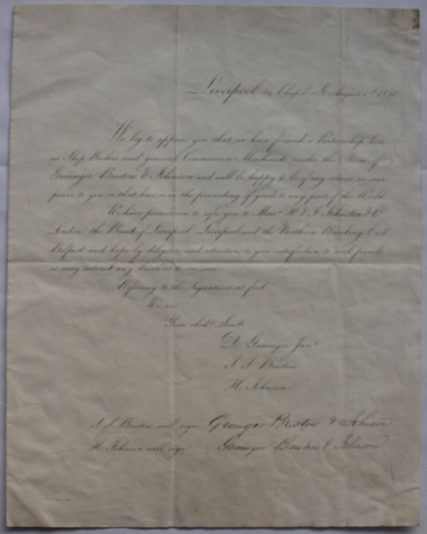Image for Printed Partnership Declaration for customers. Printed Partnership Declaration for customers.