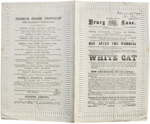 Day After the Wedding. Harlequin and the White Cat [popular fairy legend by Countess D&rsquo;Aulnoy]