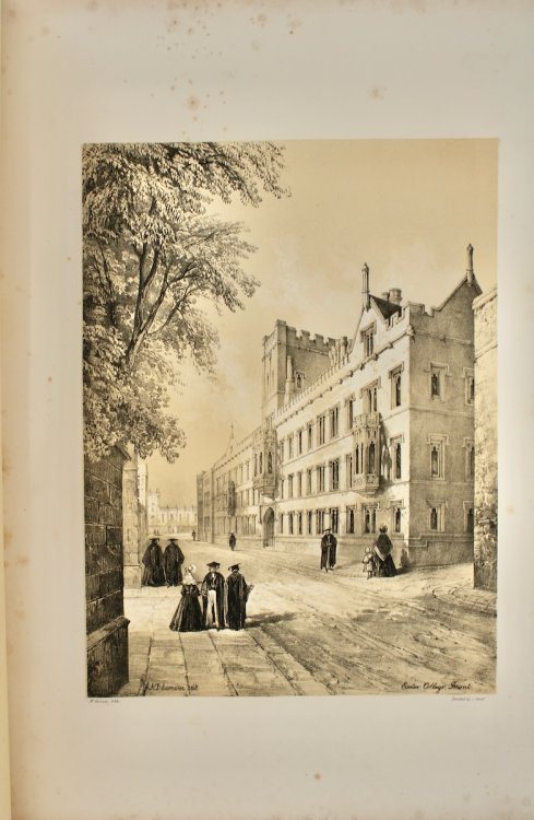 Views of the Colleges, Chapels & Gardens of Oxford, drawings by William Alfred Delamotte, executed in lithography by William Gauci: with historical and descriptive notices by Charles Ollier.
