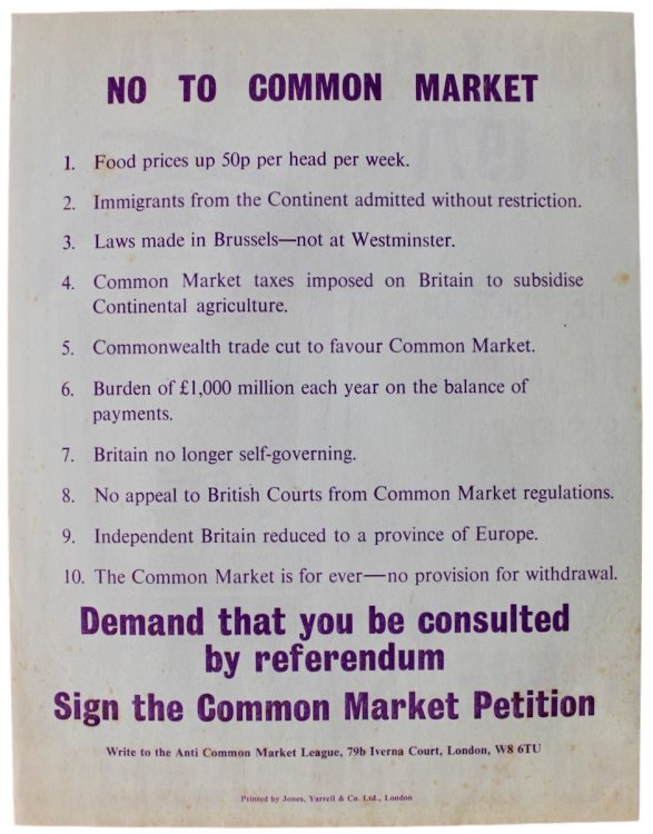 Don&rsquo;t Be Fooled in 1971. There is no Return Ticket.