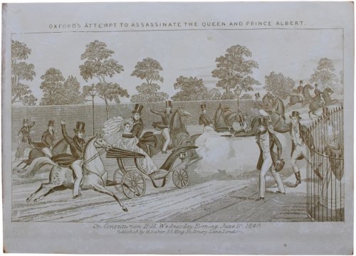 Oxford&rsquo;s Attempt to Assassinate the Queen and Prince Albert on Constitution Hill, Wednesday Evening June 10, 1840.