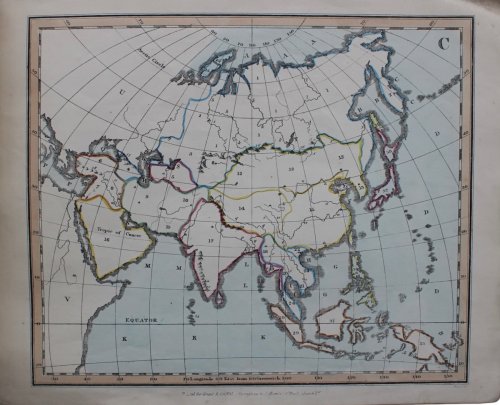 [A Series of Maps: Map of the World; plus a fictional map, Europe, Asia, Africa, North America, South America, Scotland, England and Ireland.] to accompany William Butler&rsquo;s Geographical and Biographical Exercises, designed for the use of young ladies.