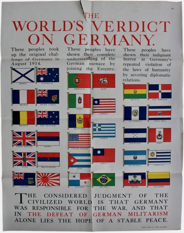 The World&rsquo;s Verdict on Germany.