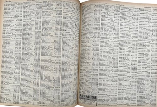 Manhattan New York City Telephone Directory.