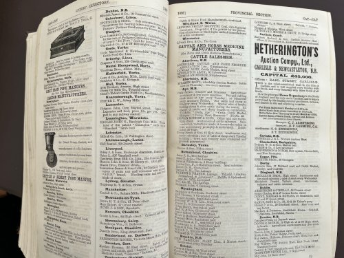 Stubbs&rsquo; Directory (Almanac D&rsquo;Addresses, Stubbs). Manufacturers, Merchant Shippers and Professional for Great Britain, Ireland, and the Continent.