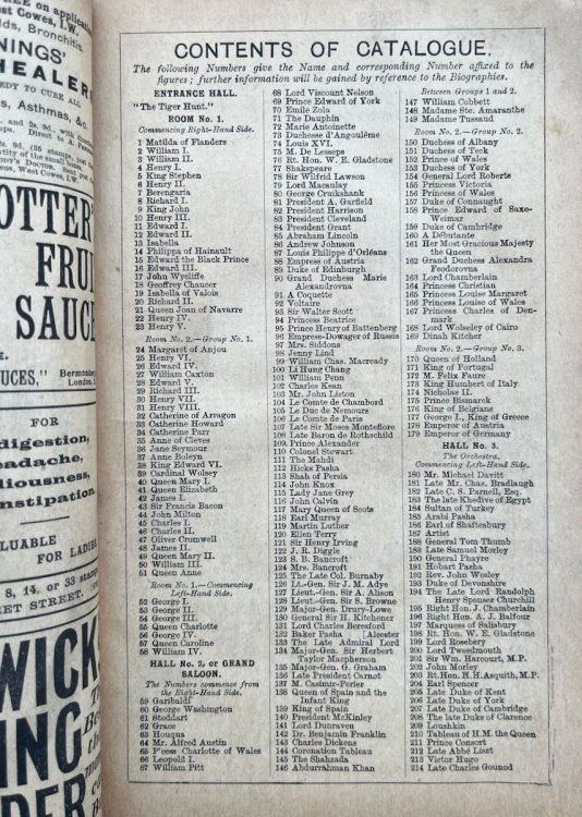 Madame Tussaud&rsquo;s Exhibition. Catalogue Written by George Augustus Sala.