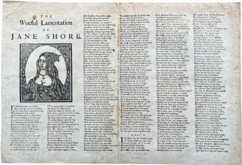 The Woeful Lamentation of Jane Shore.