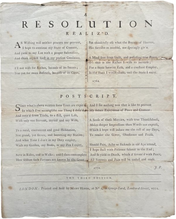 A Resolution Realiz&rsquo;d. Postscript.