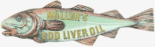 Peter Moller&rsquo;s Cod Fish Bookmarker. [Moller&rsquo;s Cod Liver Oil]