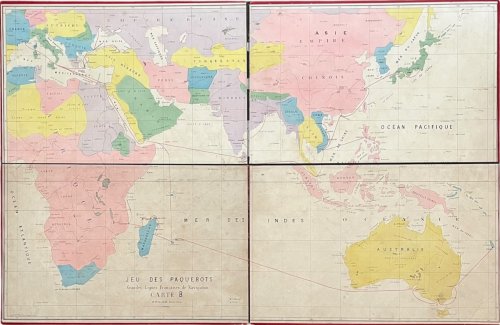 Image for Jeu de Paquebots. Grandes Lignes Française de Navigation. Jeu de Paquebots. Grandes Lignes Française de Navigation.
