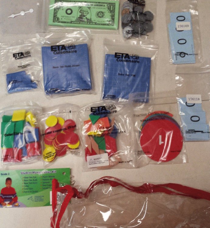 Image for Harcourt School Publishers Math: Houghton Mifflin Harcourt Revised Manipulative Kit Level 3 Harcourt School Publishers Math: Houghton Mifflin Harcourt Revised Manipulative Kit Level 3