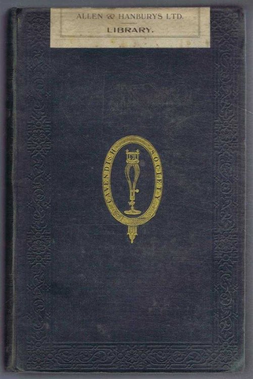 Chemical Reports and Memoirs, on Atomic Volume, Isomorphism, Endosmosis, the Simultaneous Contrast of Colours, the Latent Heat of Steam at Different Pressures of Alkaloids; the Artificial Formation of Alkaloids; and Volcanic Phenomena. Works of the Cavendish Society 1848