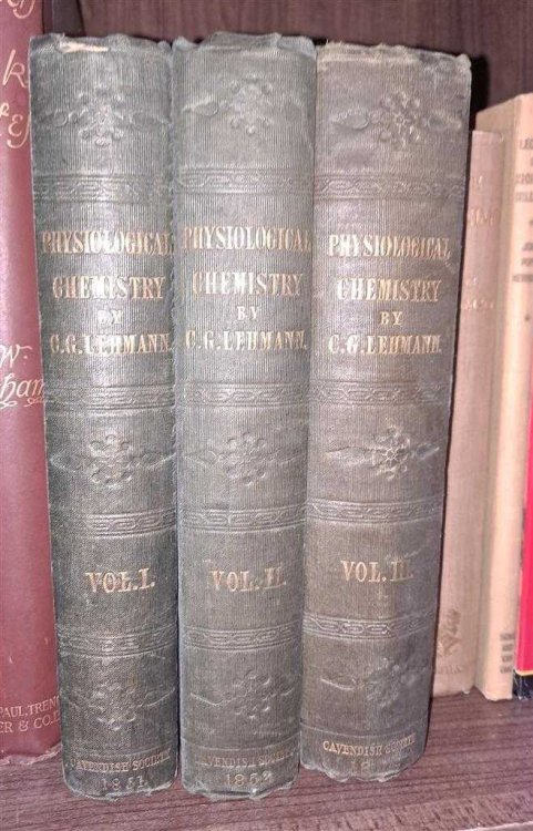 Image for Physiological Chemistry, three Volumes. Works of the Cavendish Society Physiological Chemistry, three Volumes. Works of the Cavendish Society