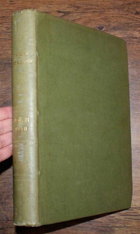 Image for Mining and Metallurgy, Volume 21, January to December 1940. Nos. 397-408 plus Index to Volume 21. Mining and Metallurgy, Volume 21, January to December 1940. Nos. 397-408 plus Index to Volume 21.